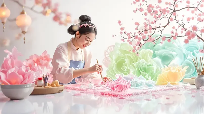 街边小摊的糖画师傅,手艺太绝了 - 九七电影院 街边小摊的糖画师傅,手艺太绝了